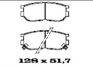 Комплект тормозных колодок FTE BL1362A2