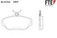 Комплект тормозных колодок FTE BL1517U2