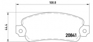 Комплект тормозных колодок BREMBO P 23 014