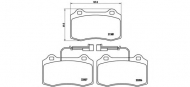 Комплект тормозных колодок BREMBO P 23 074