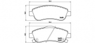 Комплект тормозных колодок BREMBO P 28 045