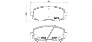 Комплект тормозных колодок BREMBO P 30 045