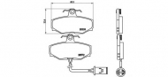 Комплект тормозных колодок BREMBO P 36 006
