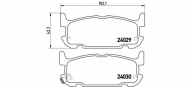 Комплект тормозных колодок BREMBO P 49 031
