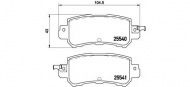 Комплект тормозных колодок BREMBO P 49 047