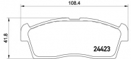 Комплект тормозных колодок BREMBO P 54 049