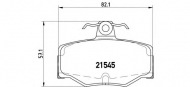 Комплект тормозных колодок BREMBO P 56 024