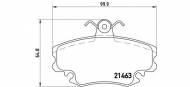 Комплект тормозных колодок BREMBO P 68 038