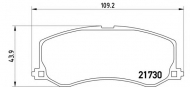 Комплект тормозных колодок BREMBO P 79 004