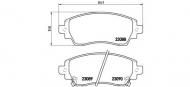 Комплект тормозных колодок BREMBO P 83 042