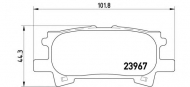 Комплект тормозных колодок BREMBO P 83 068