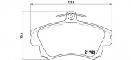 Комплект тормозных колодок BREMBO P 86 017