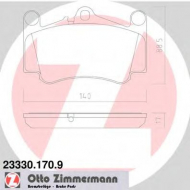Комплект тормозных колодок ZIMMERMANN 23330.170.9