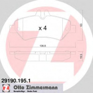 Комплект тормозных колодок ZIMMERMANN 29190.195.1