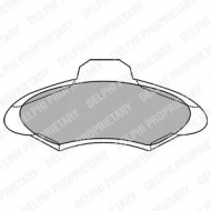 Комплект тормозных колодок DELPHI LP1139