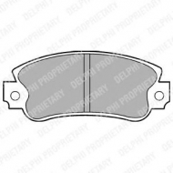 Комплект тормозных колодок DELPHI LP509