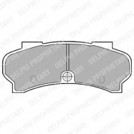Комплект тормозных колодок DELPHI LP589