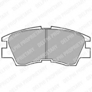 Комплект тормозных колодок DELPHI LP633