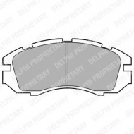 Комплект тормозных колодок DELPHI LP813