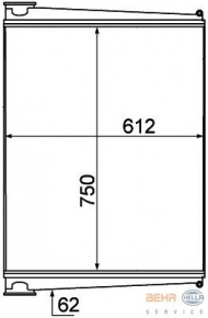 Теплообменник HELLA 8ML 376 777-011