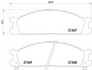 Комплект тормозных колодок HELLA 8DB 355 005-651