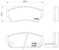 Комплект тормозных колодок HELLA 8DB 355 005-711