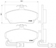 Комплект тормозных колодок HELLA 8DB 355 006-291