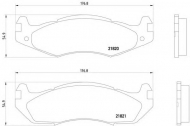 Комплект тормозных колодок HELLA 8DB 355 006-371