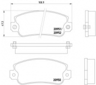 Комплект тормозных колодок HELLA 8DB 355 007-121