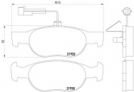 Комплект тормозных колодок HELLA 8DB 355 008-061
