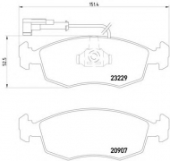 Комплект тормозных колодок HELLA 8DB 355 009-151