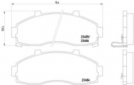 Комплект тормозных колодок HELLA 8DB 355 009-951