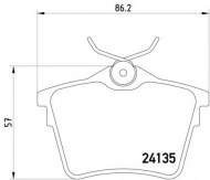 Комплект тормозных колодок HELLA 8DB 355 011-501