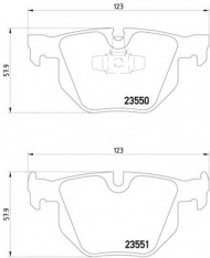 Комплект тормозных колодок HELLA 8DB 355 011-801