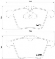 Комплект тормозных колодок HELLA 8DB 355 006-891