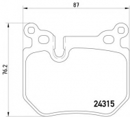 Комплект тормозных колодок HELLA 8DB 355 012-551