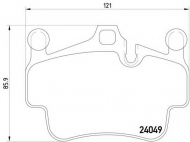 Комплект тормозных колодок HELLA 8DB 355 014-161