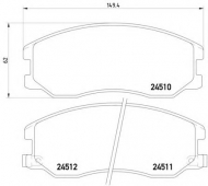 Комплект тормозных колодок HELLA 8DB 355 013-121