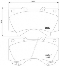 Комплект тормозных колодок HELLA 8DB 355 013-151