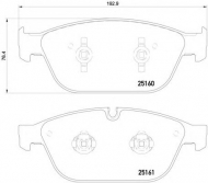 Комплект тормозных колодок HELLA 8DB 355 016-021