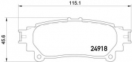 Комплект тормозных колодок HELLA 8DB 355 015-371