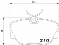 Комплект тормозных колодок HELLA 8DB 355 017-811