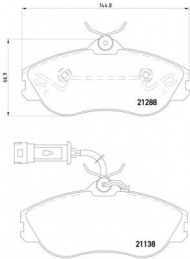 Комплект тормозных колодок HELLA 8DB 355 017-911