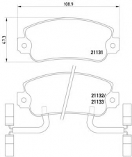 Комплект тормозных колодок HELLA 8DB 355 018-931