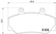 Комплект тормозных колодок HELLA 8DB 355 019-031