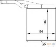 Теплообменник BEHR HELLA SERVICE 8FH 351 313-091