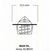 Термостат TRISCAN 8620 5488