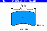 Комплект тормозных колодок ATE 13.0460-4911.2