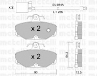 Комплект тормозных колодок METELLI 22-0095-1K