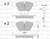 Комплект тормозных колодок METELLI 22-0122-0K